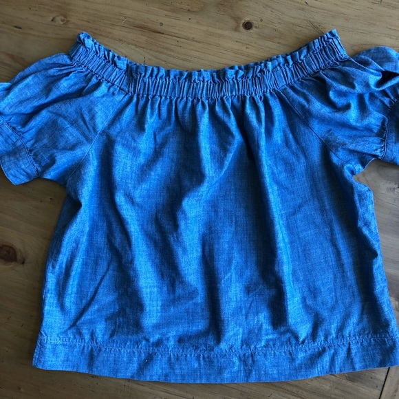 Jcrew off-shoulder blouse - Picture 3 of 5